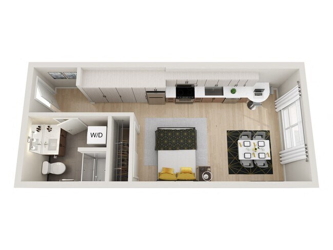 Studio C - MFTE floor plan